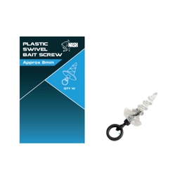 Nash Plastic bait screw with swivel